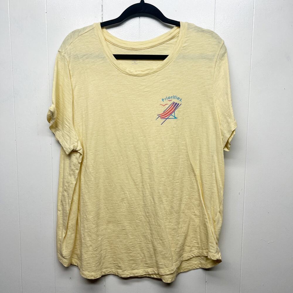Old Navy T-Shirt Womens XXL Cotton Lightweight Breathable Relaxed Everyday Wear